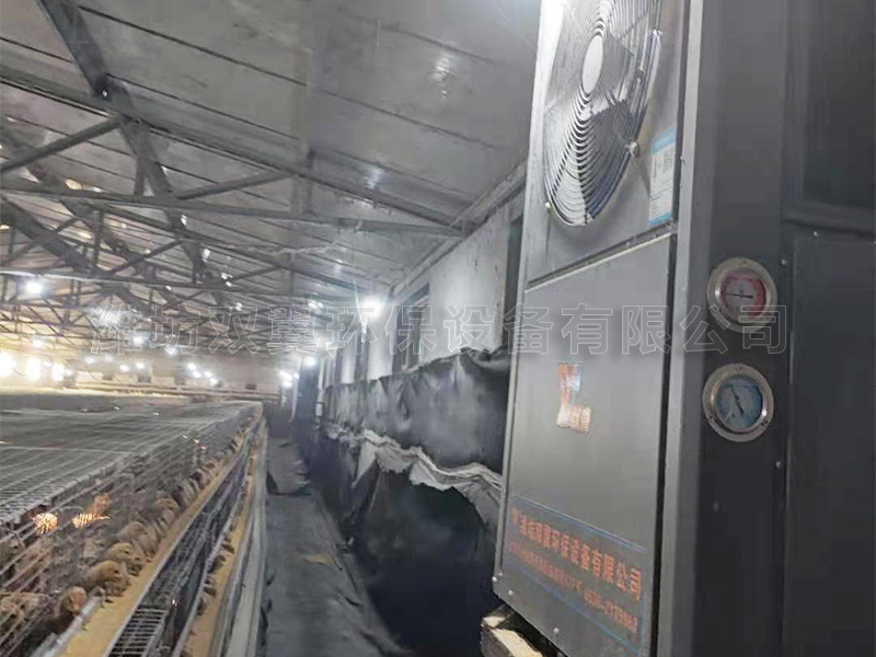 東營養雞廠養殖環（huán）境控製機組使用示例